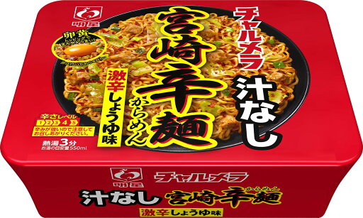 明星 チャルメラ汁なし宮崎辛麺 109g ×12個 明星 チャルメラ汁なし宮崎辛麺 109g ×12個
