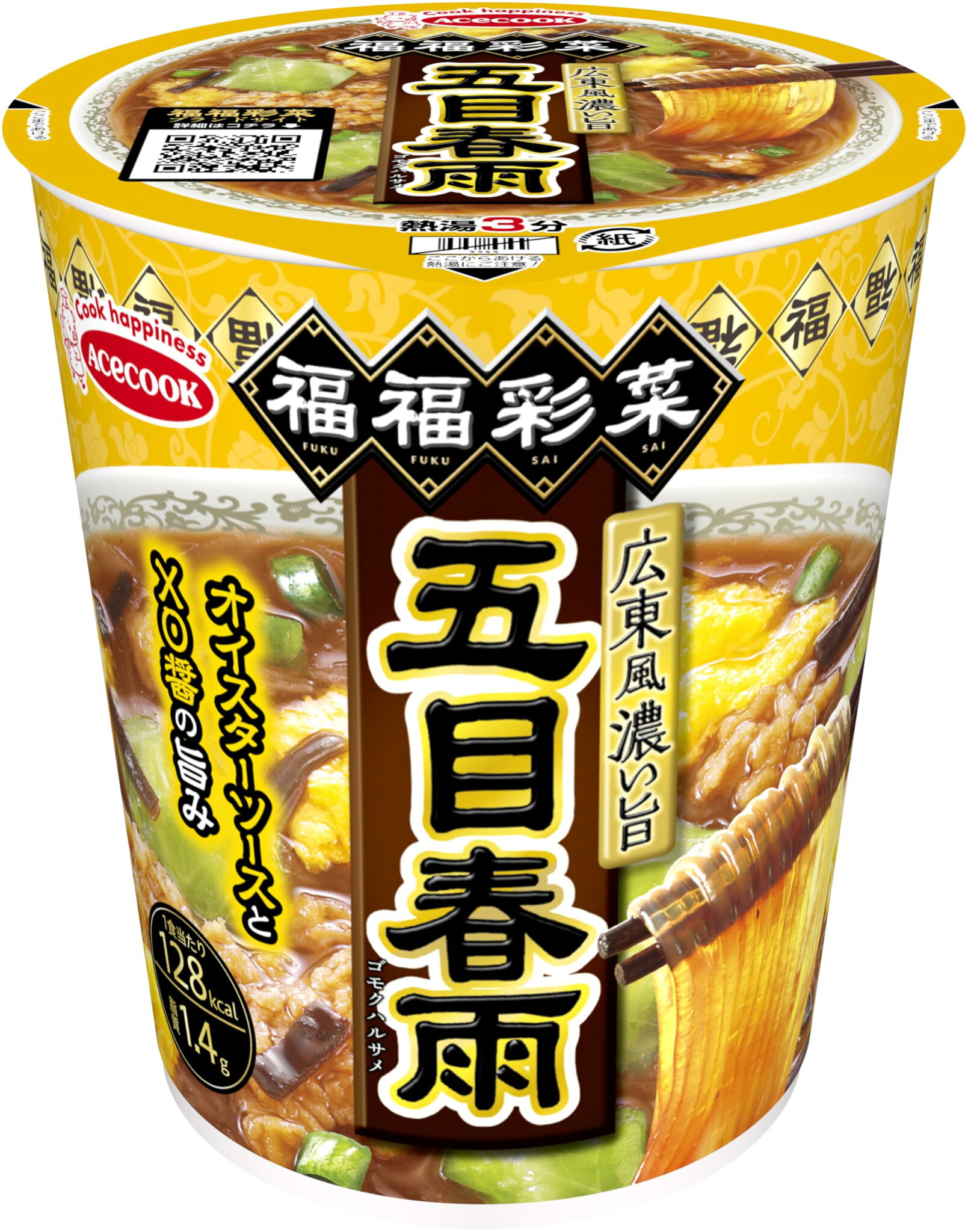 エースコック 福福彩菜 広東風濃い旨五目春雨 40g×12個