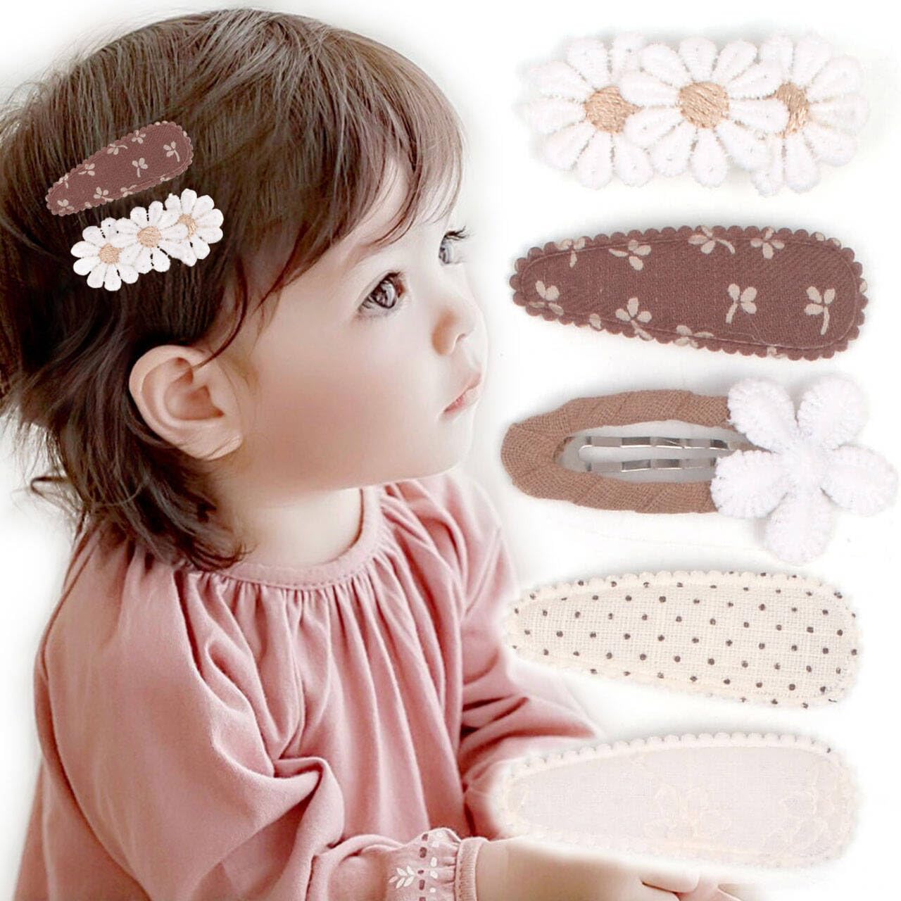 BIANHUAN ベビー ヘアクリップ 赤ちゃん ヘアピン 髪 留め へあアクセサリー 女の子 10点セット かみど..