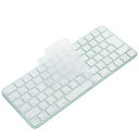 キーボードカバー for iMac Magic Keyboard 日本語配列JIS (Touch ID搭載, テンキーなし, A3118/A2449), 2021~2024年発売 24インチ M1 M3 M4チップ iMac Magic Keyboard 用, 高い透明感 TPU材质 防水防塵カバー 保護カバー キースキン