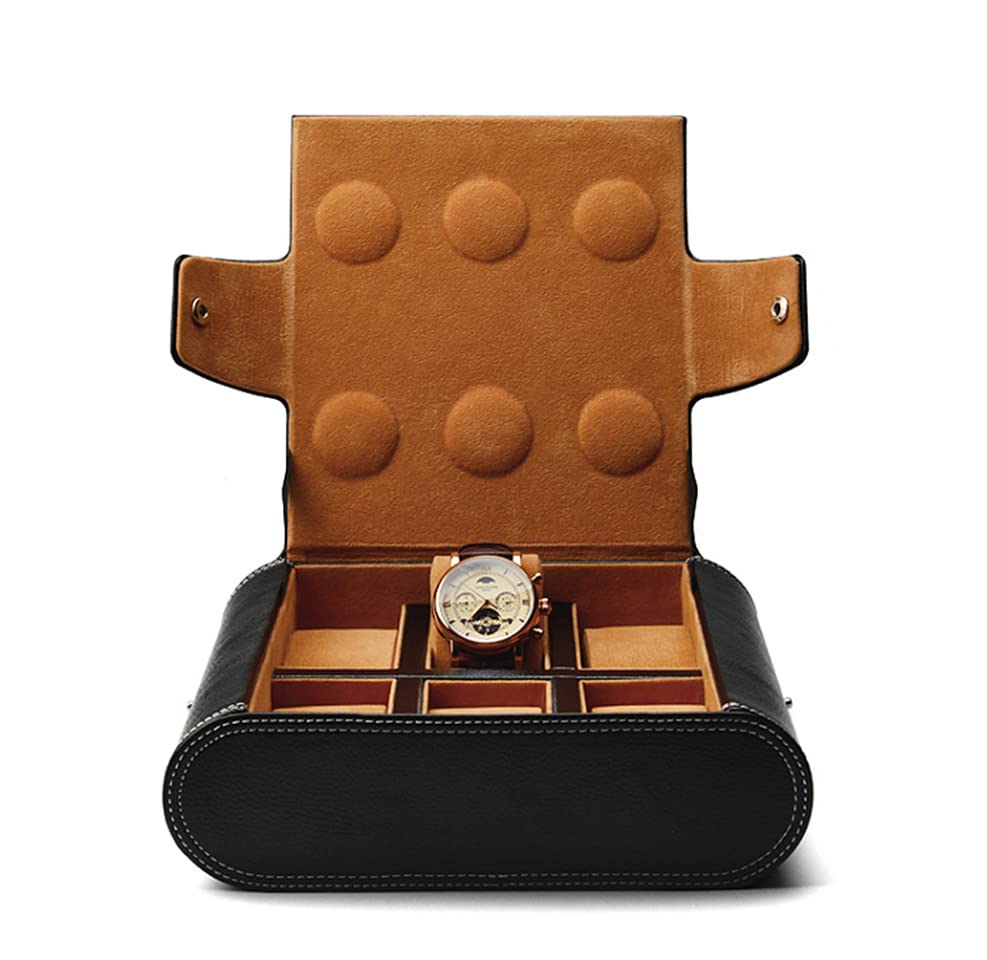 【納期約2〜3週間】Woodten革の時計ケース 時計ケース ウォッチバッグ ウォッチボックス 時計収納 防水 耐衝撃 ケース トラベルケース 6 時計収納 時...