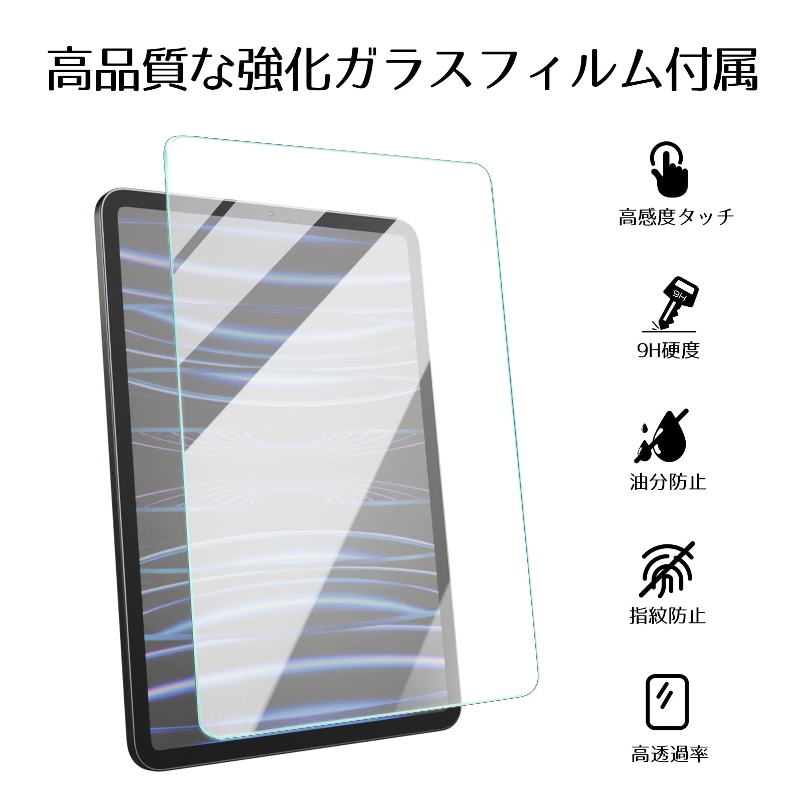 ACEMO iPad Pro 11インチ ケース iPad Air5 ケース 耐衝撃 iPad Air4 ケース iPad Pro 11第1/2/3/4 世代 ケース 保護フィルム付き 三層保護 頑丈 ショルダーストラップ ペン収納 傷防止 現場 子ども 多機能【生活応援】