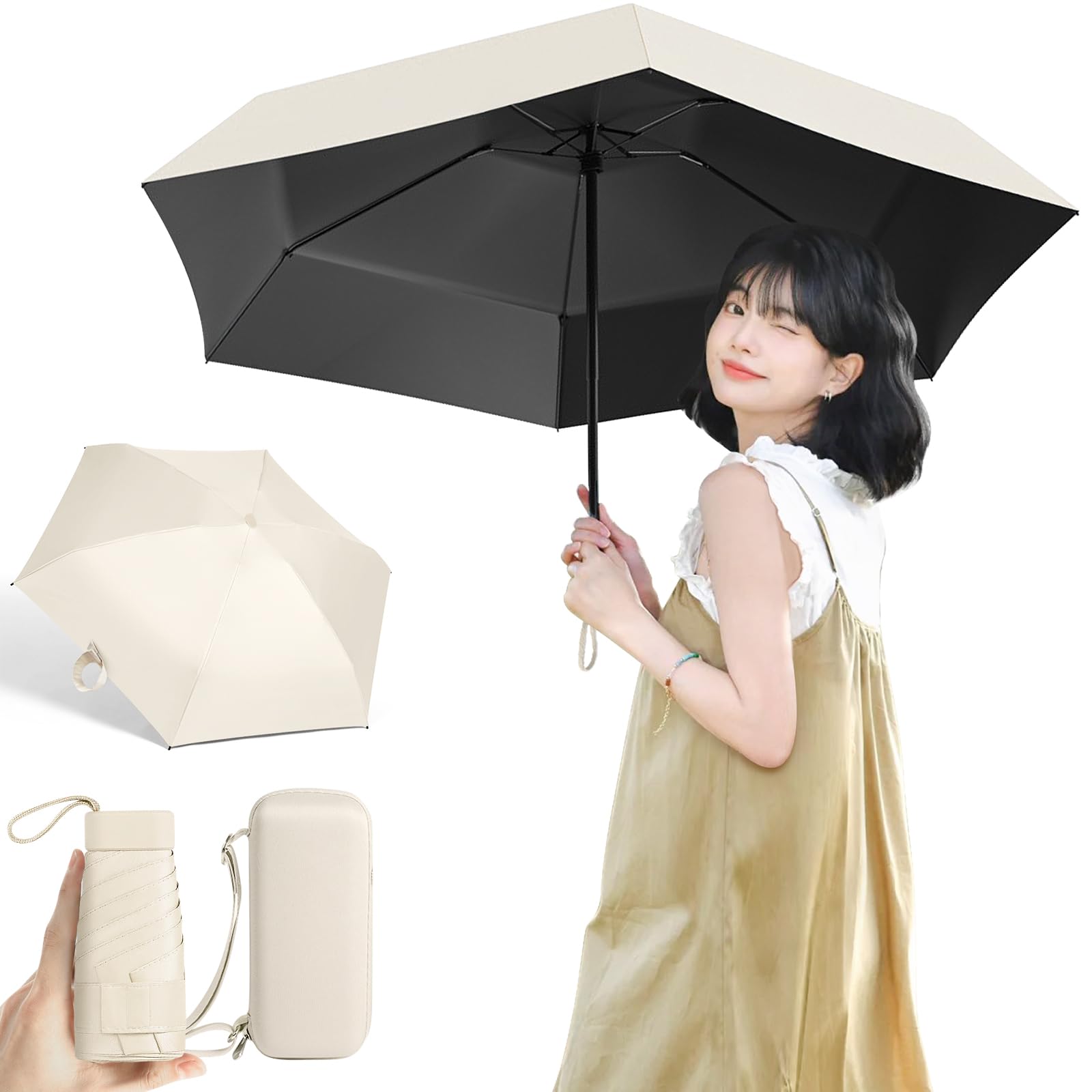 【Homos 業界超軽量 手のひらサイズ 日傘】日傘 折りたたみ日傘 最高レベルの紫外線対策 日傘 折りたたみ 日傘 超軽量 220g 日傘 uvカット 100 遮光 軽量 最高ランク50+ 遮光 折り畳み 遮熱 折りたたみ傘 晴雨兼用 日傘 折畳み 防水ケース【生活応援】