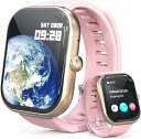 スマートウォッチ【2.01インチ大画面】アンドロイド・iPhone対応 Bluetooth5.3 Smart Watch 着信&メッセージ通知 100多種類な運動モード 長持ちバッテリー IP68防水 活動量計 歩数計 女性生理周期管理 スマホ探す スポーツウォッチ ミニゲーム 7-10日間持続使用【生活応援】(2)