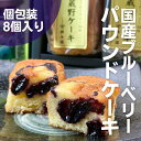 【武蔵野ケーキ8個入】小平産の大粒ブルーベリーを使用! 東京都小平市 コダイラブランド 小平商工会認定・小平市ブルーベリー協議会認定 各種のし掛け対応!化粧箱入...