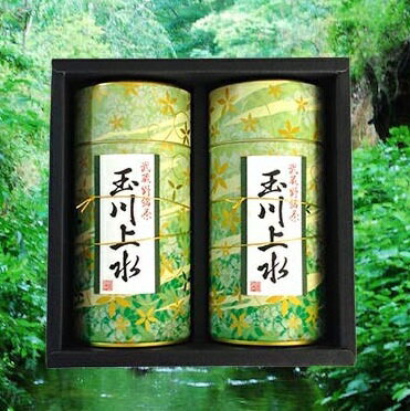 狭山茶 狭山茶 お茶 緑茶 茶葉 玉川上水 ギフト（草缶100g×2）東京都 小平市【狭山茶問屋 鈴木園】【お茶】【緑茶】【お彼岸】