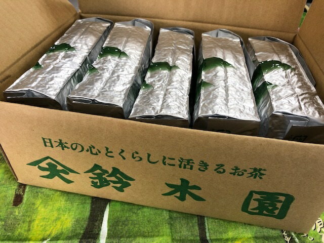 お茶 業務用 ほうじ茶 お買い得 5本 会社 オフィス 事務所 急須 茶漉し香り良い 送料無料 東京都 狭山茶問屋 鈴木園