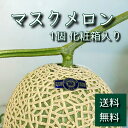 * マスクメロン 1個 化粧箱入り *マスクメロン アールスメロン メロン フルーツ くだもの 果物 ギフト プレゼント ご進物 お年賀 お中元 お歳暮 お祝い...
