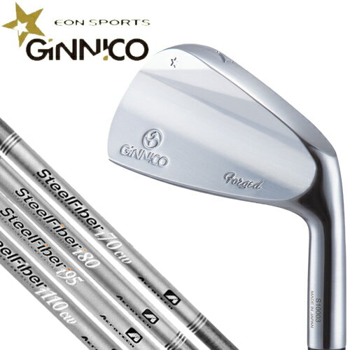 【EON SPORTS／イオンスポーツ】GINNICO ジニコGINNICO MB IRONアイアン6本セット（＃5～9、PW）SteelFiber i テーパーシャフト(スチールファイバー)カーボンシャフト