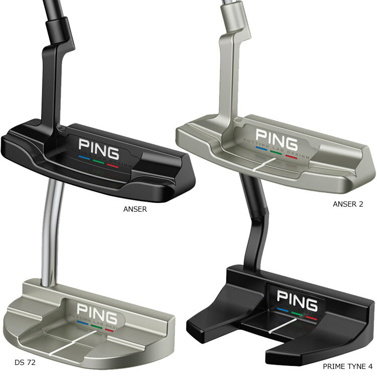 yPING / szPLD MILLED PUTTER 2022ANSER / ANSER 2 / DS 72 / PRIME TYNE 4ObvFPING PP58~bhTCYJ[R[hFubNp^[y{Kiz