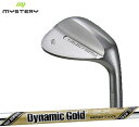 【MYSTERY/ミステリー】212MF WEDGE ホワイトクロムメッキ仕上げウェッジDynamic Gold EX TOUR ISSUE(ダイナミックゴール...