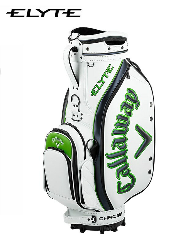 【Callaway / キャロウェイ】TOUR 25 JMツアーキャディバッグホワイトグリーン