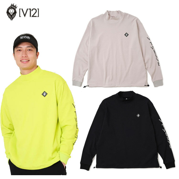 【V12/ヴィ トゥエルヴ】長袖モックネックシャツRELAX L/S MOCKV122520-MK06