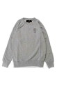 【HYDROGEN GOLF/ハイドロゲン】スタッズ クルーネック スウェットシャツ トレーナー120(グレー) サイズ:M210-32039002