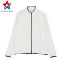 【FIVE STAR/ファイブスター】【ネコポス対応】fs223-306-0013D LOGO ZIP RUSH BLOUSON ジャケット ユニセックス 長袖ホワイト