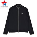 【FIVE STAR/ファイブスター】【ネコポス対応】fs223-306-0023D LOGO ZIP RUSH BLOUSON ジャケット ユニセックス 長袖ブラック