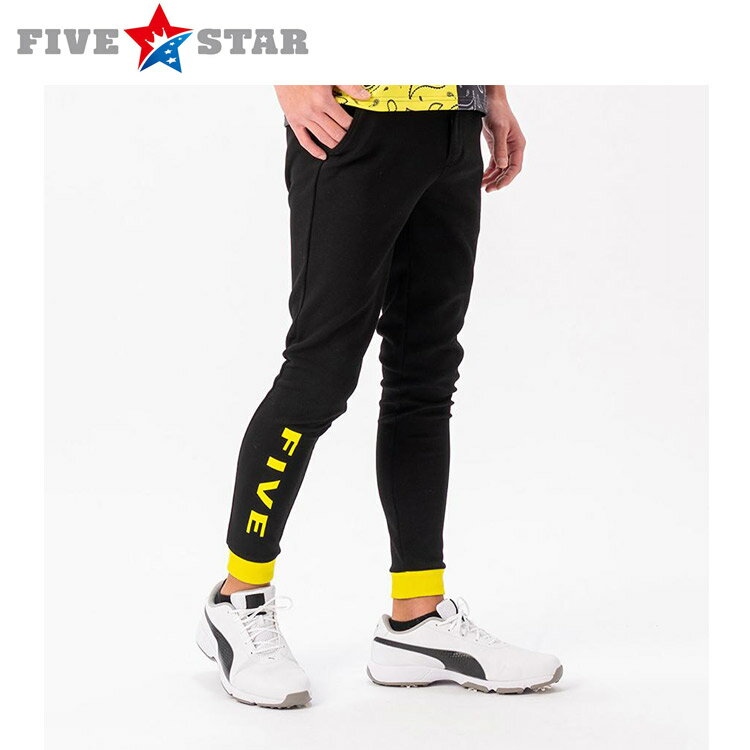 yFIVE STAR/t@CuX^[zfs232-302-006 SWEAT JOGGER PANTS BK~YE WK[pc