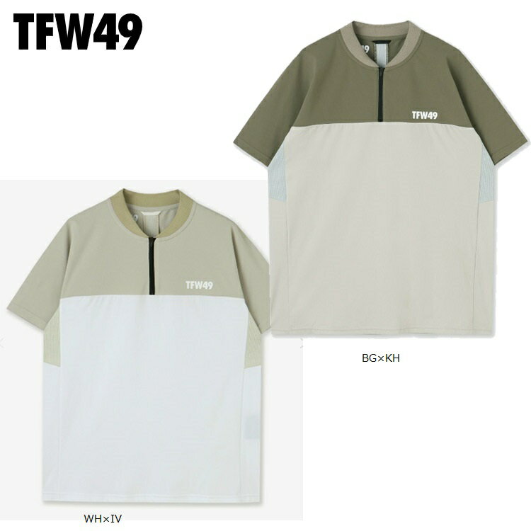 yTFW49/eB[Gt_u[tH[eB[iCzT102410024HALF ZIP COLLARLESS Vc