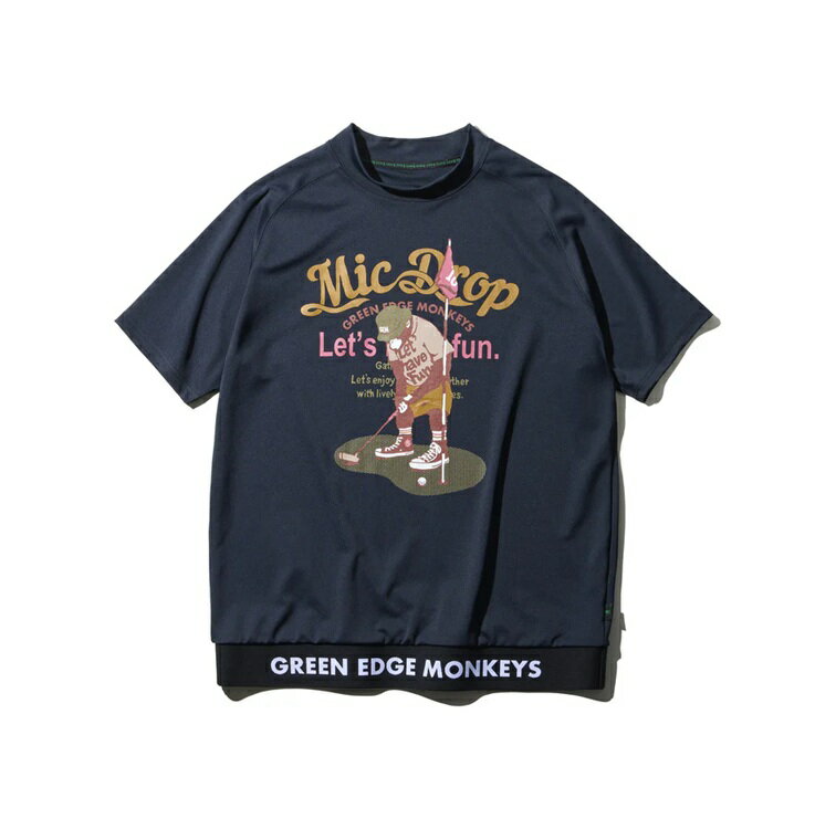 樂天商城 - 【GreenEdge Monkeys/グリーンエッジ モンキーズ】60353003Ribbed hem mock neck　モックネックシャツ