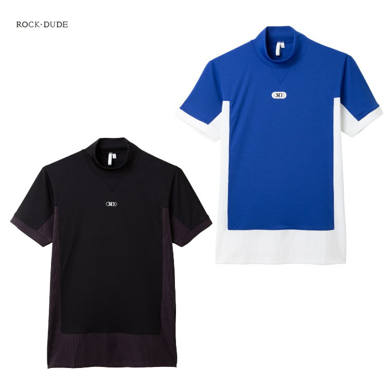 【ROCK・DUDE／ロックデュード】11-135307スタックモックネックシャツ
