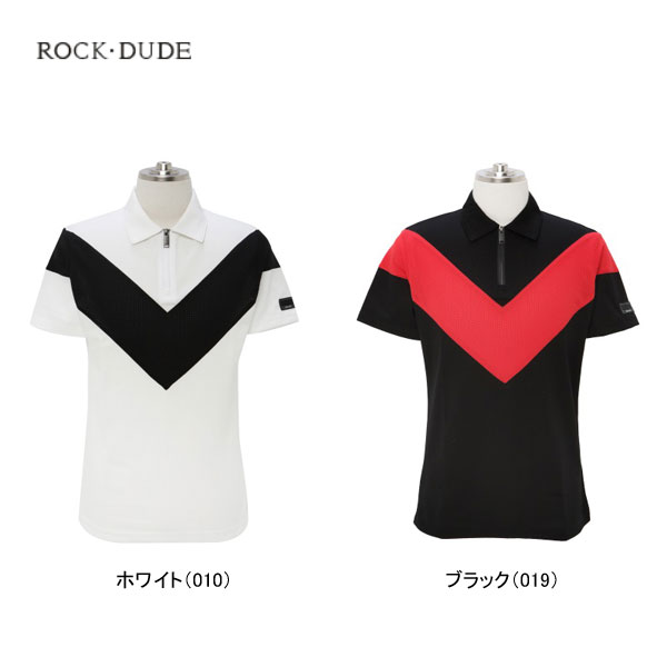 【ROCK・DUDE／ロックデュード】【50％OFF】11-145303Vメッシュポロ　メンズポロシャツ