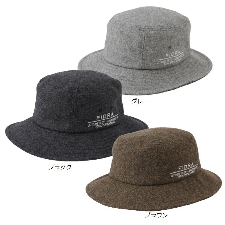 【フィドラ】ゴルフウェア　ネップツィード切り替えハット【メンズ】FD5UVB04