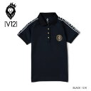 【V12/ヴィ トゥエルヴ】【ネコポス対応】TAPE POLO_WMレディース ポロシャツV122210-CT04_WM
