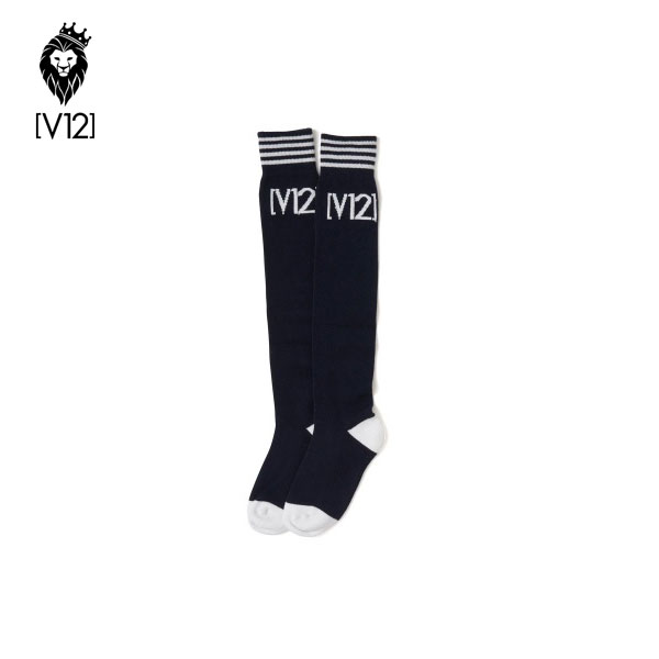 【V12／Vトゥエルブ】STD KNEE HI SOCKSV122120-AC02ニーハイ靴下【1足のみネコポス対応】