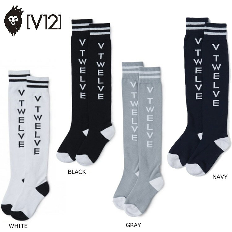 【V12／ヴィ トゥエルヴ】KENN HI SOCKSV122210-AC10ニーハイ　ソックス　靴下