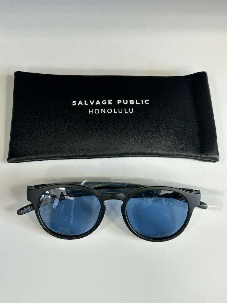樂天商城 - 【SALVAGE PUBLIC/サルベージパブリックコレパ】SVKE003-MBLK-PPBL　マットブラック/ブルーサングラス（POLOLEI）MAKALOA MAKALOA Matte Bkack with Photochromic Blue Lenses