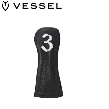 【VESSEL/ヴェゼル】フェアウェイウッド用ヘッドカバーレザーVESSEL-3【ハンドメイド】HC3117