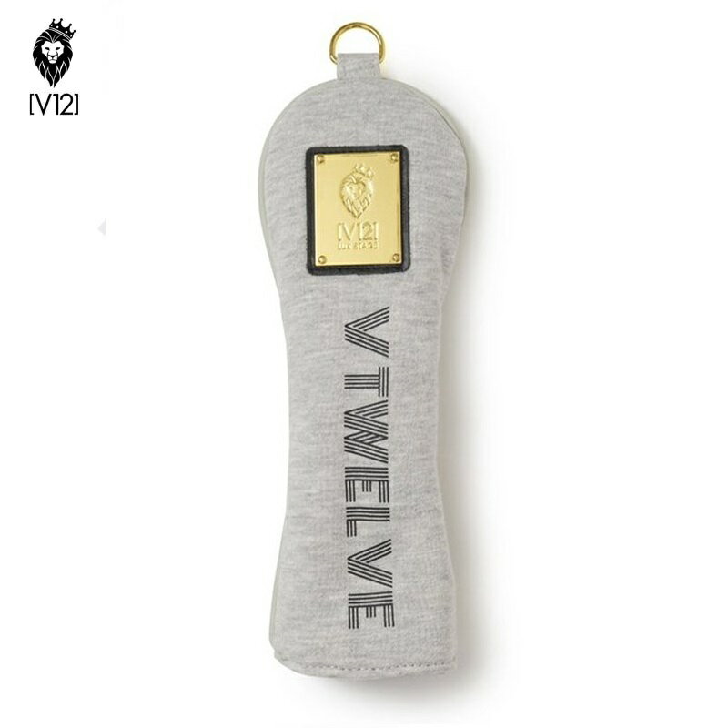 【V12/ヴィ・トゥエルヴ】VTV SWEAT HEAD COVER ユーティリティー用ヘッドカバースウェット生地　GRAY/グレーv122120-AC07