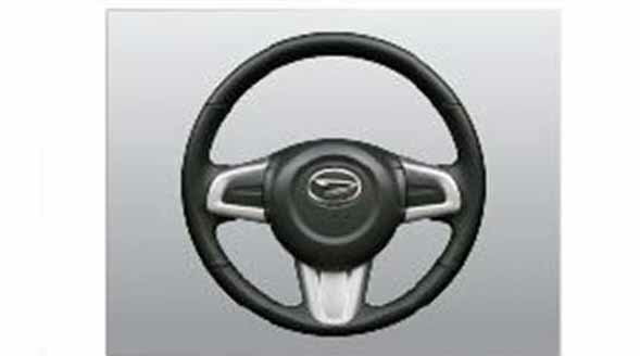 【ブーン】純正 M700S M710S 革巻きステアリング パーツ ダイハツ純正部品 本革巻き 皮巻き レザー boo..