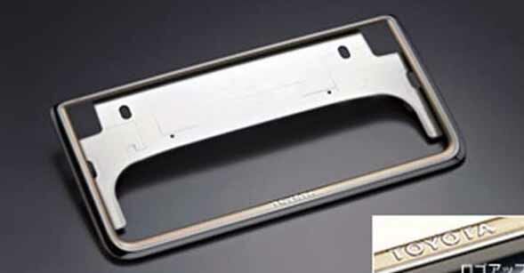 『sai』 純正 AZK10 ナンバーフレーム プレステージ 1枚からの販売 ※リヤ封印注意 パーツ トヨタ純正部..