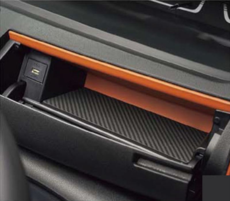 『タント カスタム』 純正 LA650S LA660S インパネボックストレイマット パーツ ダイハツ純正部品 カーボン オプション アクセサリー 用品