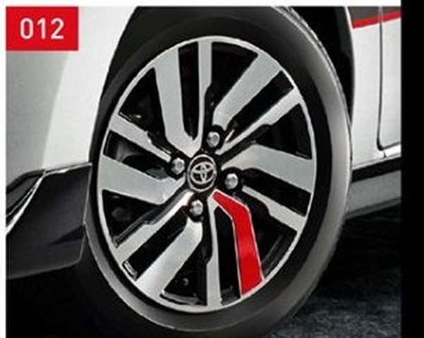 『パッソ』 純正 M700A M710A アルミホイールデカール パーツ トヨタ純正部品 ステッカー シール ワンポイント オプション アクセサリー 用品