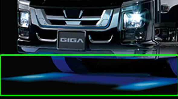 『ギガ』 純正 2PG-CYL77C-VX-〜 ステップアンダーイルミネーション 左右セット パーツ いすゞ純正部品 オプション アクセサリー 用品