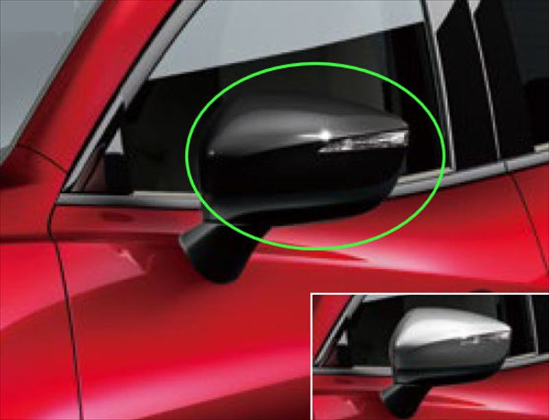 『CX-3』 純正 DKEFW DK8FW ドアミラーガーニッシュ ※ブリリアントブラック パーツ マツダ純正部品 ド..