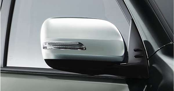 【ランドクルーザー プラド】純正 LAND CRUISER PRADO メッキドアミラーカバー パーツ トヨタ純正部品 ..