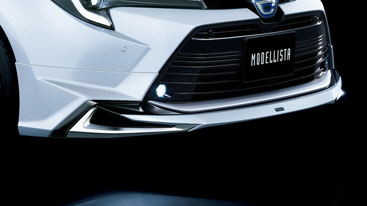 MODELLISTA フロントスポイラー ※プラチナホワイトパールマイカ MSD41-12003-A2 カローラツーリング用 ..