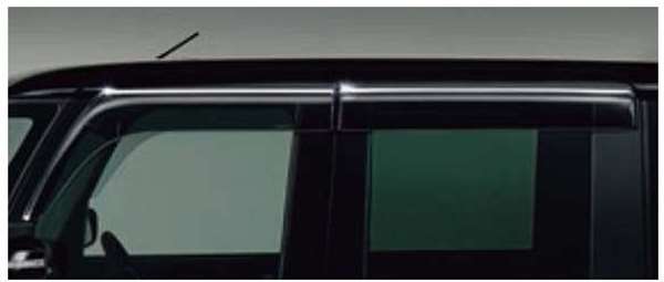 『シフォン』 純正 LA600F LA610F ドアバイザー（光輝モール） パーツ スバル純正部品 サイドバイザー 雨よけ 雨除け オプション アクセサリー 用品