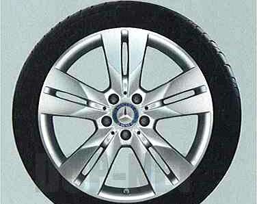 SLクラス 5ツインスポークのリア用の9.5J×18ET40 285 / 35 R18 ベンツ純正部品 SLクラス パーツ r230 パーツ 純正 ベンツ ベンツ純正 ベンツ 部品 オプション 送料無料