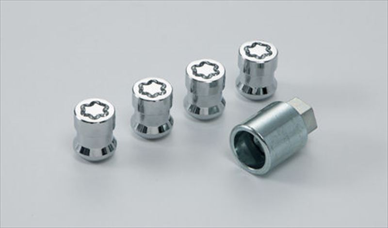 『NBOX』 純正 JF5 JF6 マックガード社製アルミホイール用ホイールロックナット（シルバー） ※4個セッ..