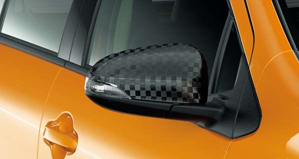 『アクア』 純正 NHP10H NHP10 ドアミラーカバー（チェッカー） パーツ トヨタ純正部品 サイドミラーカ..