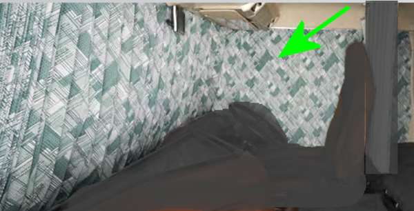 『プロフィア』 純正 FR1EZYJ FN1EYYG FN1EWXA FW1EXYJ 遮光プリーツカーテン（プリント柄）ラウンドのみ ※センター・リヤ別売 パーツ ヒノ純正部品 オプション アクセサリー 用品