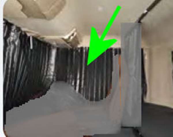 『プロフィア』 純正 FR1EZYJ FN1EYYG FN1EWXA FW1EXYJ 遮熱プリーツカーテン（銀黒）ラウンドのみ ※センター・リヤ別売 パーツ ヒノ純正部品 オプション アクセサリー 用品