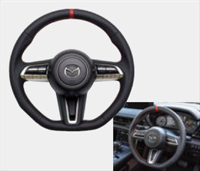 車種名MX-30品名AUTOEXE スポーツステアリングホイール取り付けできる年式(重要) 令和02年8月〜next型式drej3p詳細※高品位ナッパレザーを用いた直径360mmフラットボトムタイプ。レッドステッチとセンターマークがスポーツマインドを際立たせます。SRSエアバックシステム対応品。※参考取付時間0.4H。取り付けに関して取り付けできるグレードガソリンエンジン×ディーゼルエンジン×ハイブリッド○EV×取り付け出来るか確認依頼する同じ車種・年式で「別の部品」を確認する同じ車種で「別の年式」を確認する同じメーカーで「別の車種」を確認するこの商品と関連した『別の商品』を確認する※別売りの付属品や消耗部品の有無もご確認いただけます。この商品のQRコードお問合せ お問合せ(Q&A)