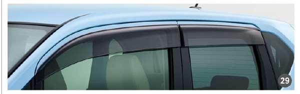 『ムーヴ』 純正 LA150S LA160S ワイドバイザー パーツ ダイハツ純正部品 カーボン オプション アクセサリー 用品