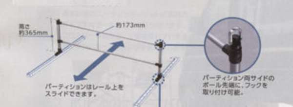 『バモス』 純正 HM1 HM2 スライドレールシステム パーティションキット パーツ ホンダ純正部品 vamos オプション アクセサリー 用品