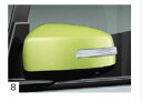 『デイズ ルークス』 純正 B21A ドアミラーカバー サイドターンランプ付車用 パーツ 日産純正部品 サイドミラーカバー カスタム オプション アクセサリー 用品